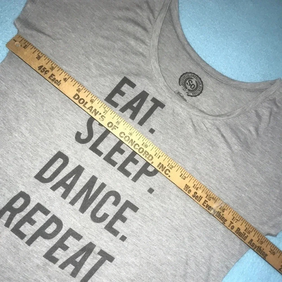AUTHENTIC AMERICAN HERITAGE short sleeve Eat Sleep Dance Repeat size M - Picture 7 of 7